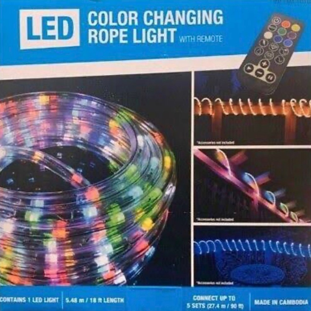 BRAND NEW IN BOX LED LIGHTS WITH REMOTE CONTROL